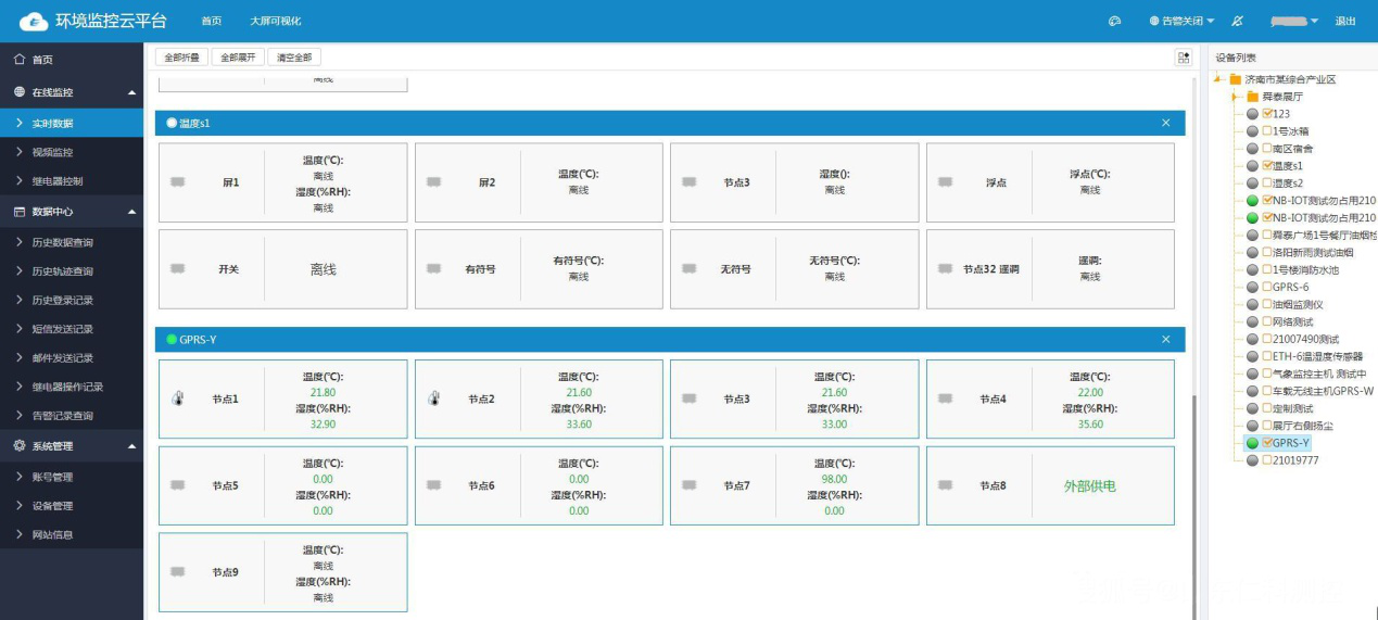 環境監控云平臺
